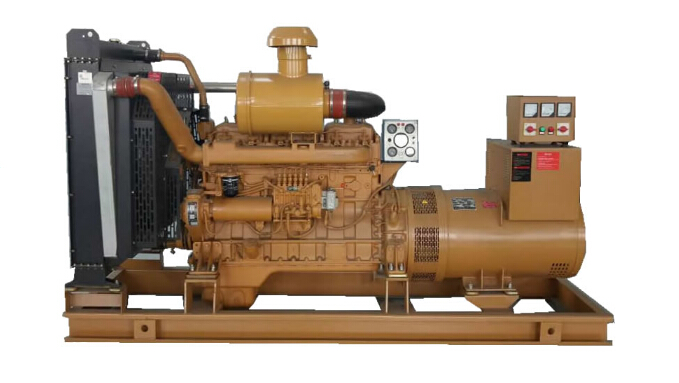 龙门上柴250kw大型柴油二手发电机组